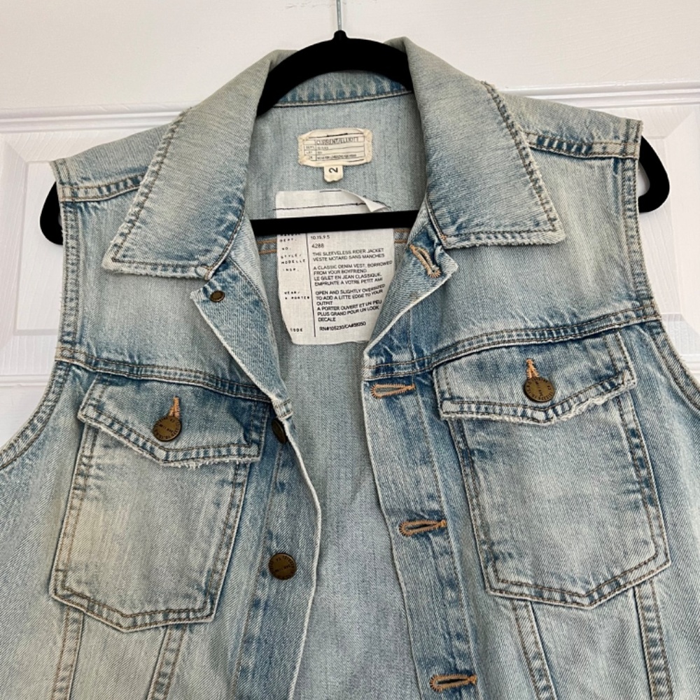 Current Elliot Sleeveless Rider Jacket - Picture 3 of 6